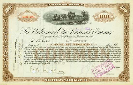 Baltimore and Ohio Railroad Company