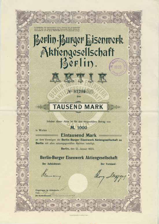 Berlin-Burger Eisenwerk AG