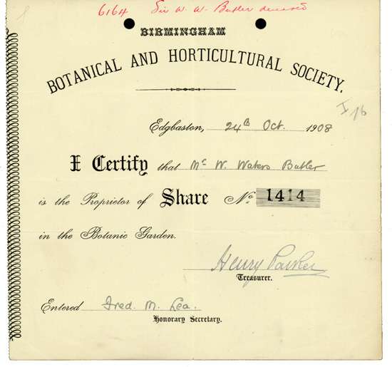 Birmingham Botanical and Horticultural Society