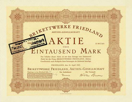 Brikettwerke Friedland AG