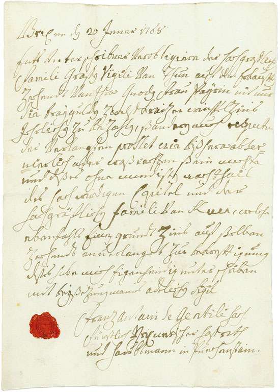 Brixen: Franz Antoni de Gentile