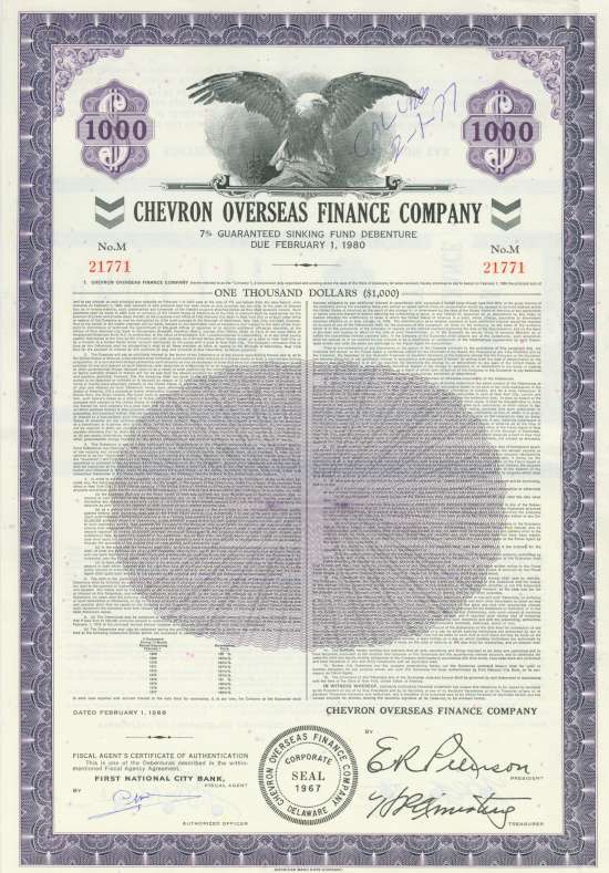 Chevron Overseas Finance Company