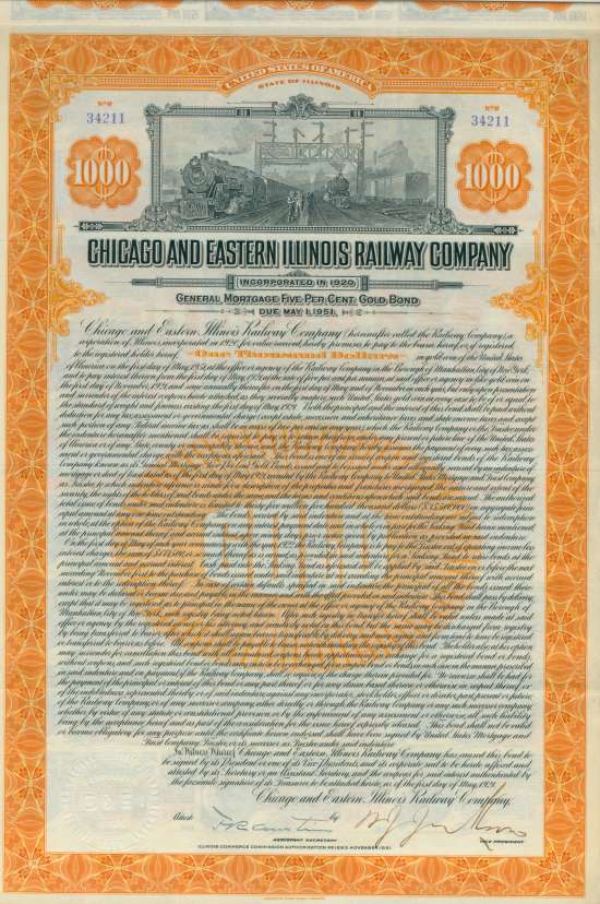 Chicago and Eastern Illinois Railway Company