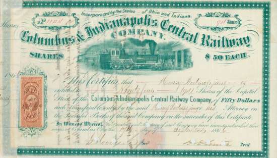 Columbus & Indianapolis Central Railway Company