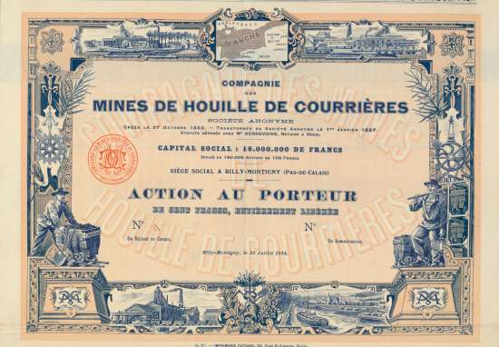 Compagnie des Mines de Houille de Courrières Société Anonyme