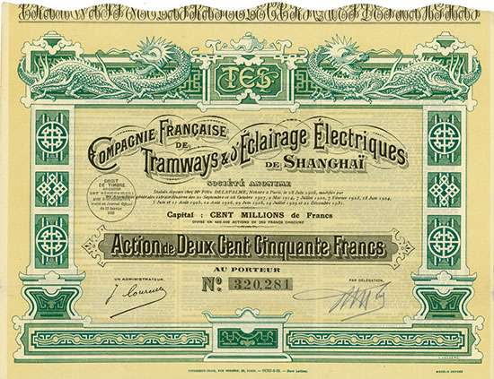 Compagnie Française de Tramways & d'Éclairage Électriques de Shanghai