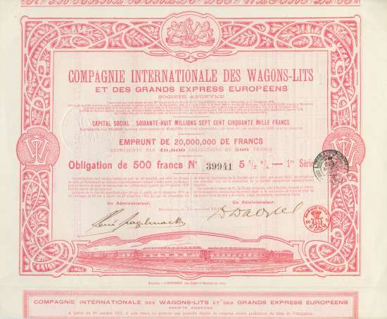 Compagnie Internationale des Wagons-Lits et des Grands Express Européens Société Anonyme