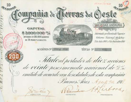 Compañía de Tierras del Oeste Sociedad Anónima