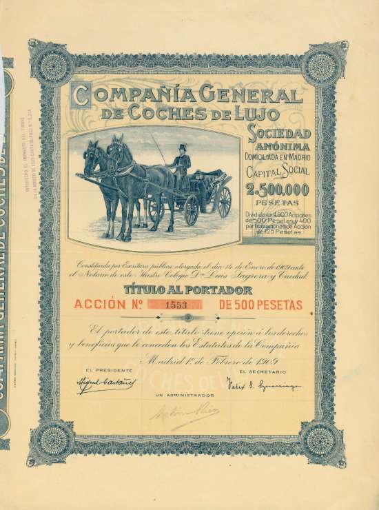 Compañía General de Coches de Lujo Sociedad Anónima