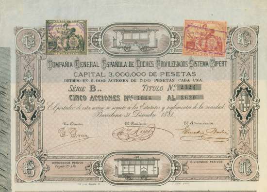 Compañia General Española de Coches Privilegiados Sistema Ripert