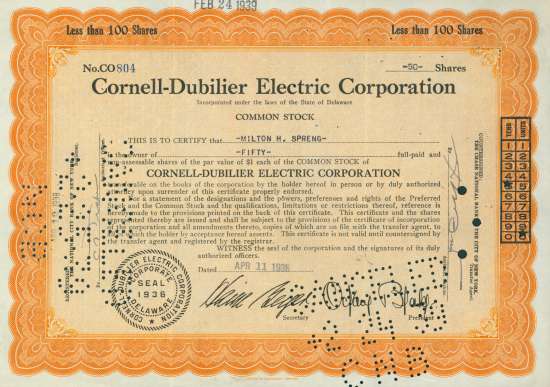 Cornell-Dubilier Electric Corporation