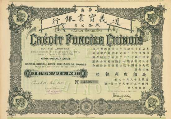Crédit Foncier Chinois Société Anonyme