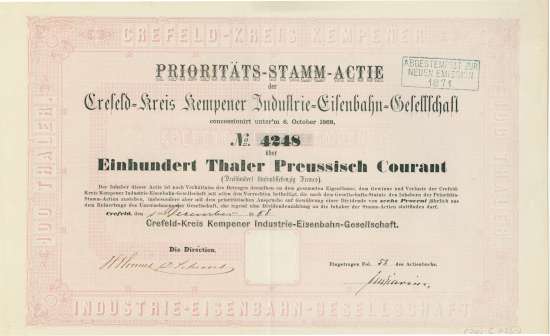 Crefeld-Kreis Kempener Industrie-Eisenbahn-Gesellschaft