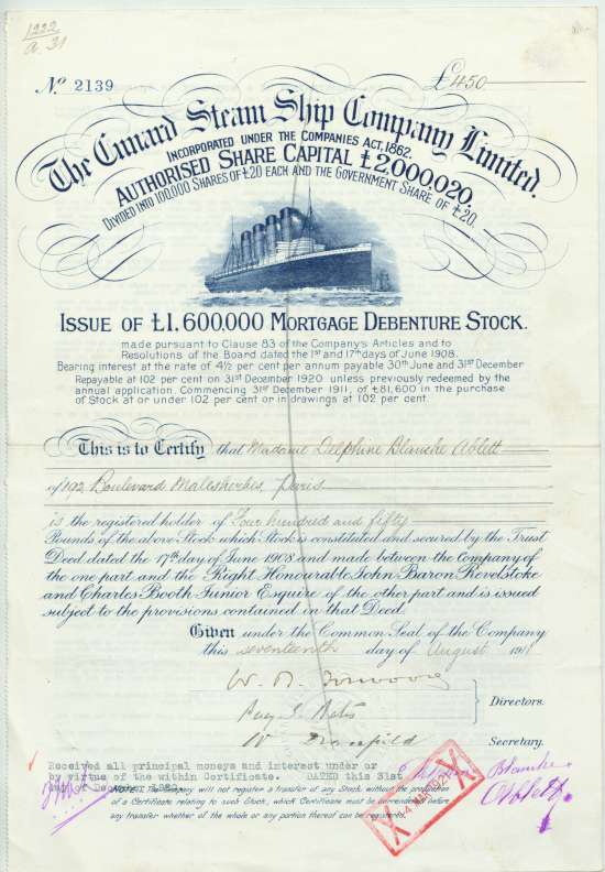 Cunard Steam Ship Company, Limited