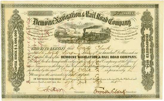 Demoine Navigation & Rail Road Company