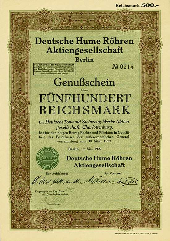 Deutsche Hume Röhren AG