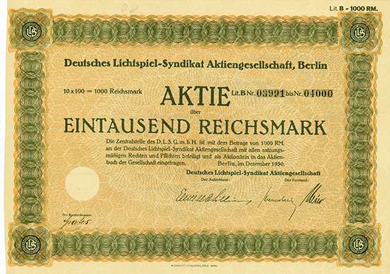Deutsches Lichtspiel-Syndikat AG