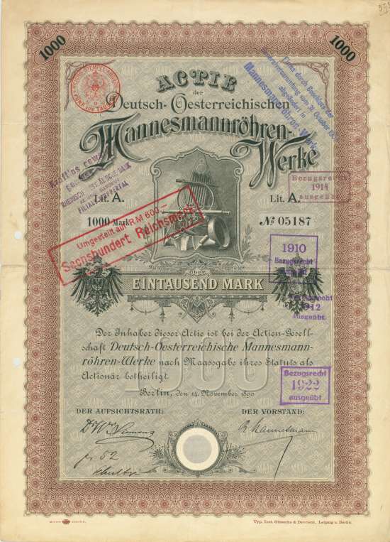 Deutsch-Oesterreichische Mannesmannröhren-Werke
