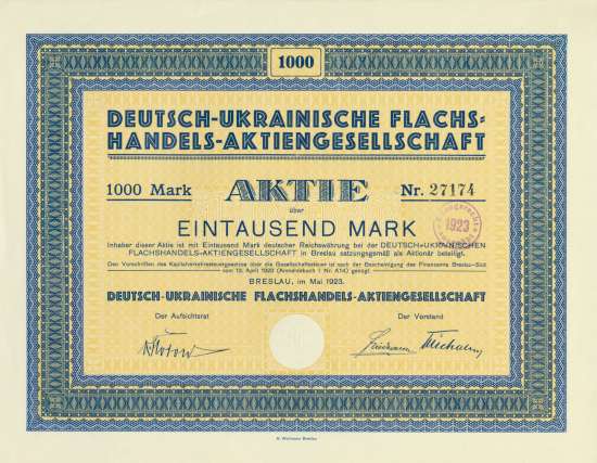 Deutsch-Ukrainische Flachs-Handels-AG