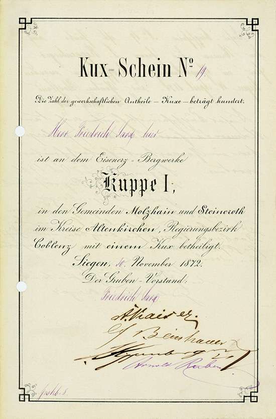 Eisenerz-Bergwerk Kuppe I