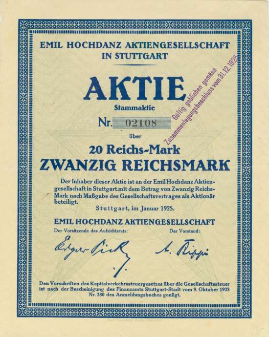 Emil Hochdanz AG