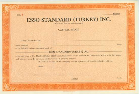 Esso Standard (Turkey) Inc.
