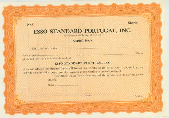 Esso Standard Portugal Inc.