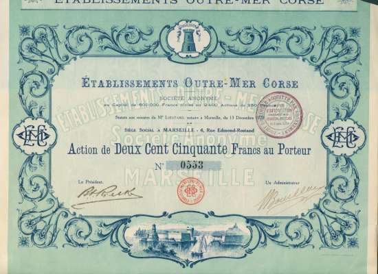 Établissements Outre-Mer Corse Société Anonyme