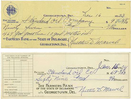 Farmers Bank of the State of Delaware [2 Stück]