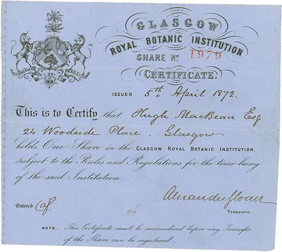 Glasgow Royal Botanic Institution