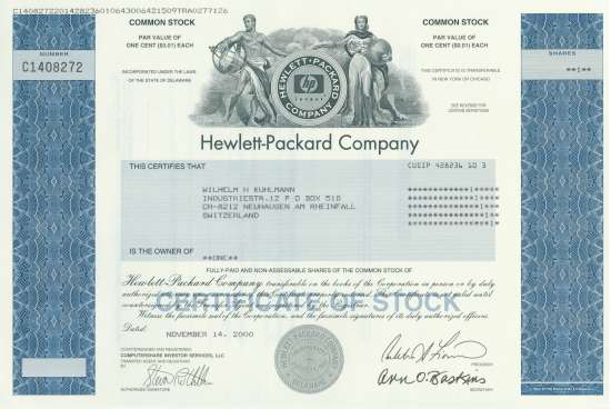 Hewlett-Packard Company