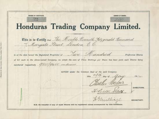 Honduras Trading Company Limited