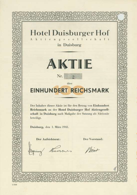 Hotel Duisburger Hof AG