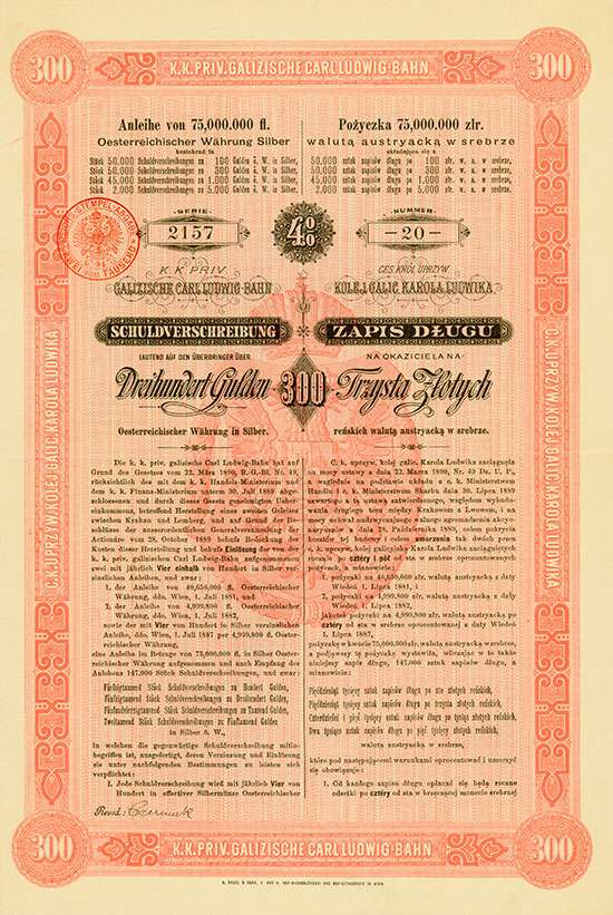 K. k. priv. Galizische Carl Ludwig-Bahn 