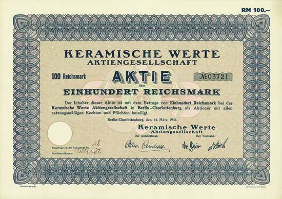 Keramische Werte AG