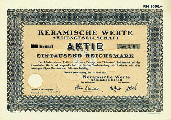 Keramische Werte AG