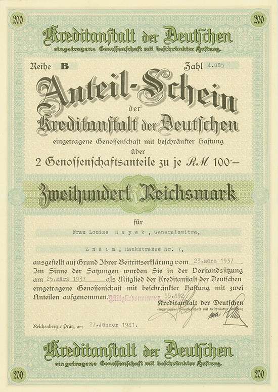 Kreditanstalt der Deutschen eGmbH