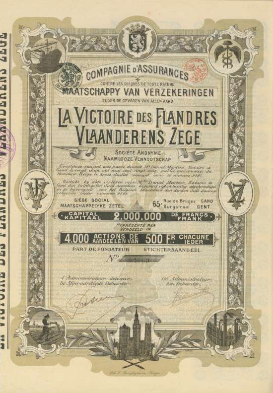 La Victoire des Flandres Société Anonyme / Vlaanderens Zege Naamlooze Vennootschap
