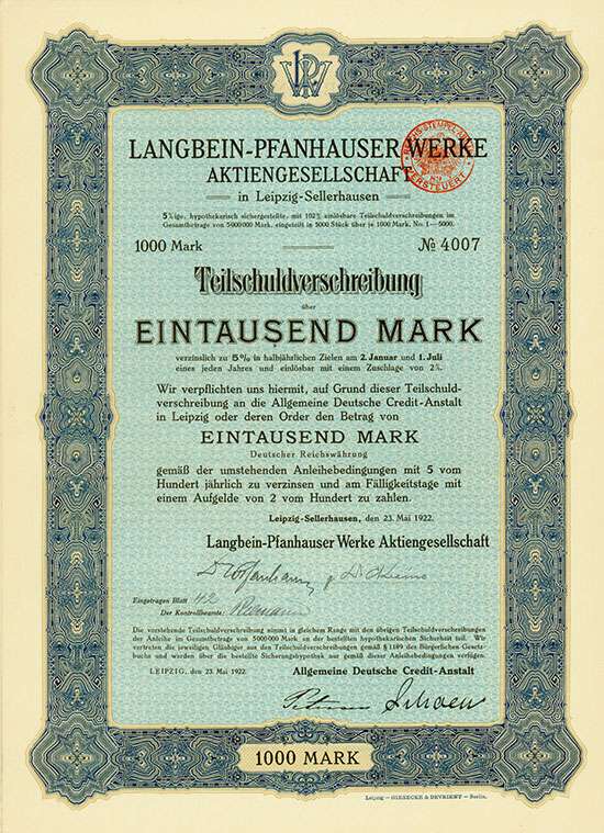 Langbein-Pfanhauser Werke AG