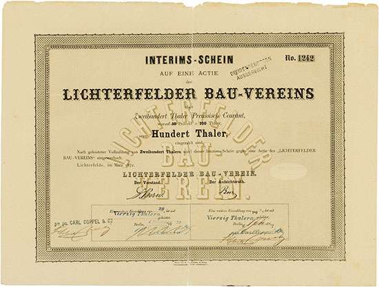 Lichterfelder Bau-Verein
