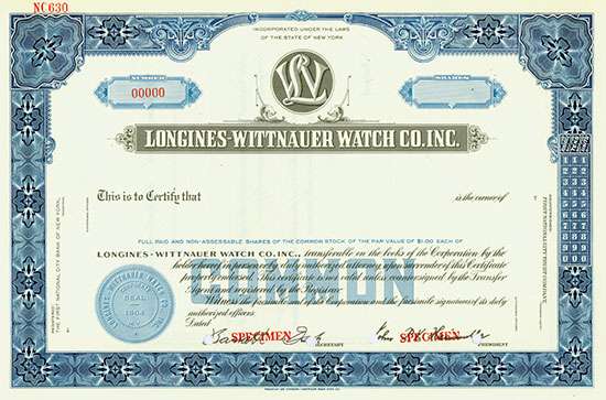 Longines-Wittnauer Watch Co., Inc.