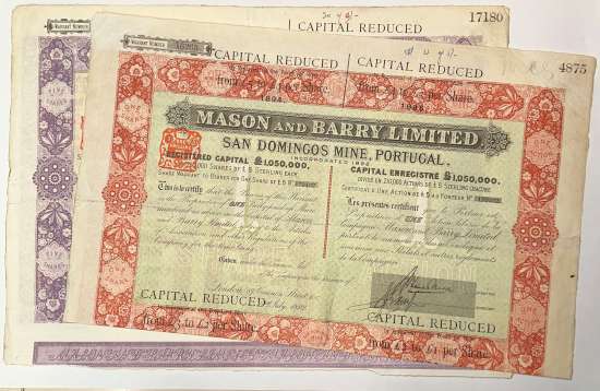 Mason and Barry Limited, San Domingos Mine [2 Stück]