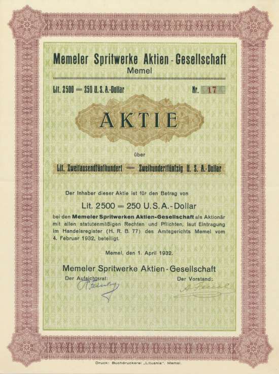 Memeler Spritwerke AG