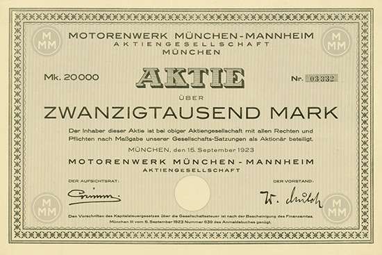 Motorenwerk München-Mannheim AG