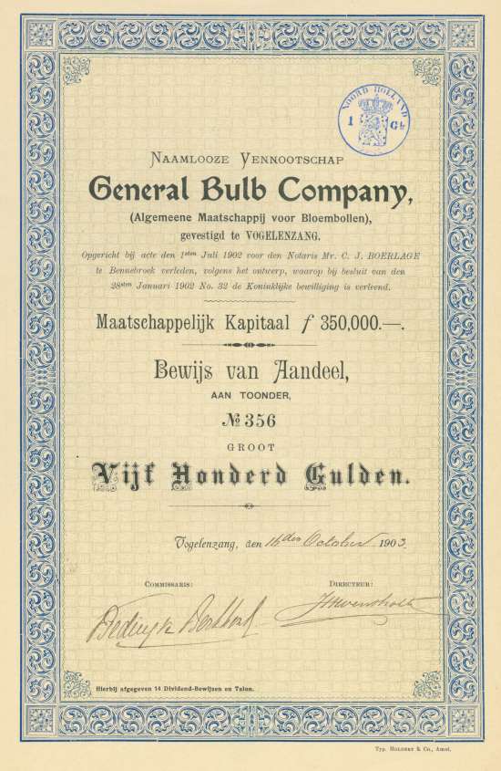 N.V. General Bulb Company (Algemeene Maataatschappij voor Bloembollen)