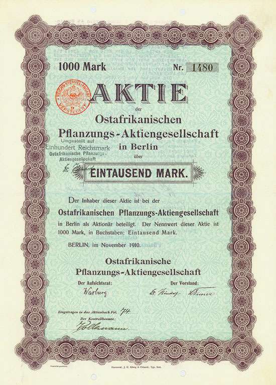 Ostafrikanische Pflanzungs-AG