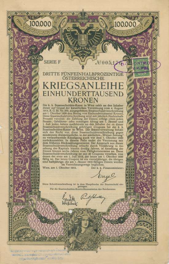 Österreich - 3. Kriegsanleihe