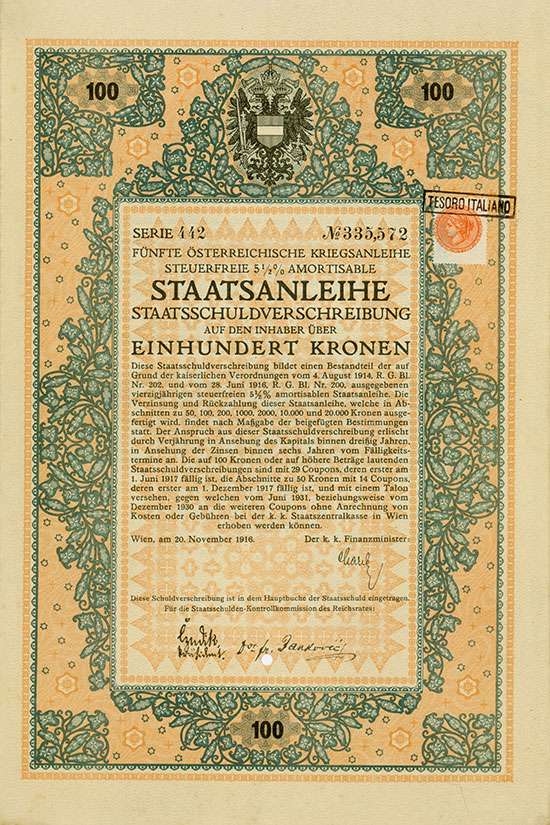 Österreich - 5. Kriegsanleihe