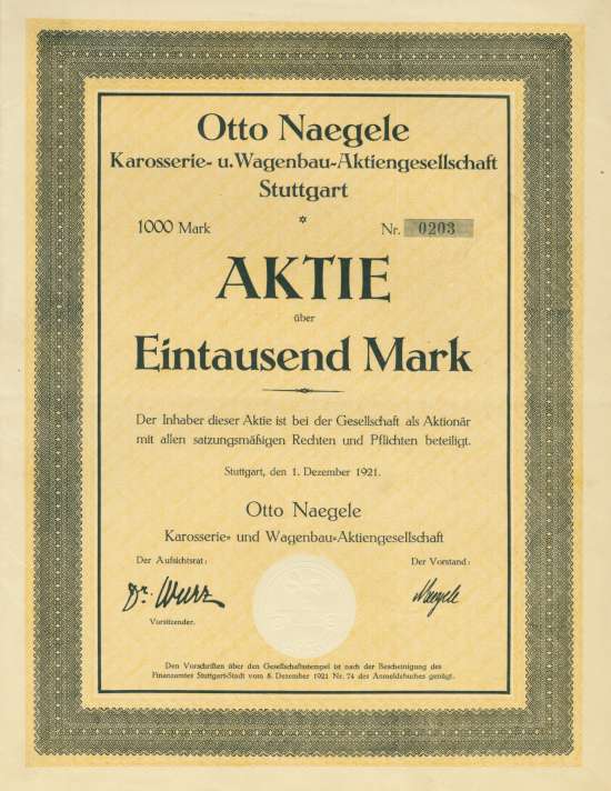 Otto Naegele Karosserie- u. Wagenbau-AG