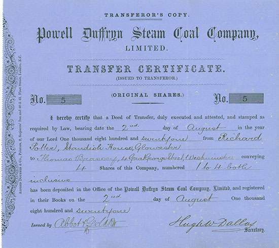 Powell Duffryn Steam Coal Company, Limited